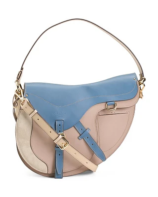 Leather Saddle Bag For Women