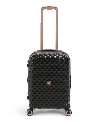 21In Glitzy Hardside Carry-On Spinner