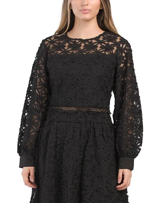 Floral Lace Top For Women