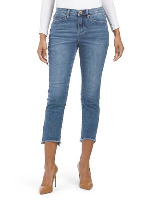 High Rise Cropped Skinny Jeans
