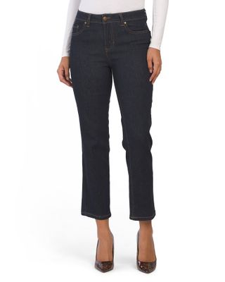 Retro Rinse Straight Ankle Jeans