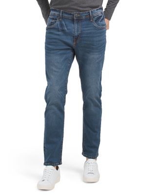 Modern Slim Fit Medium Dark Denim Jeans