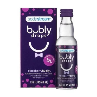 Soda Stream 1.36 Fl Oz Bubly Blackberry Drops Soda Maker