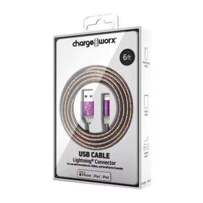 Chargeworx Lightning Cable 6Ft