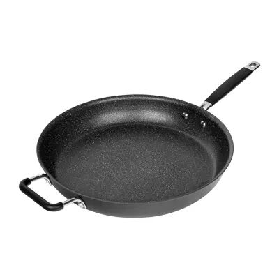 Granite Stone Pro Hard Anodized 14" Nonstick Frying Pan with Helper Handle