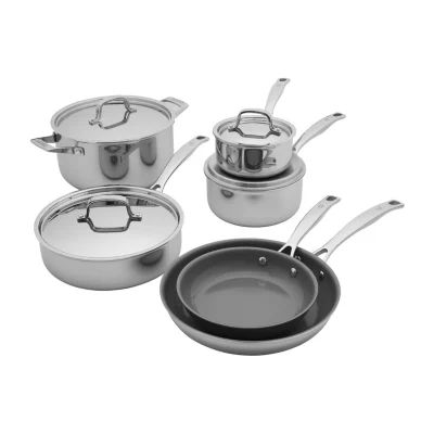 Henckels Clad Alliance 10-pc. Stainless Steel Cookware Set