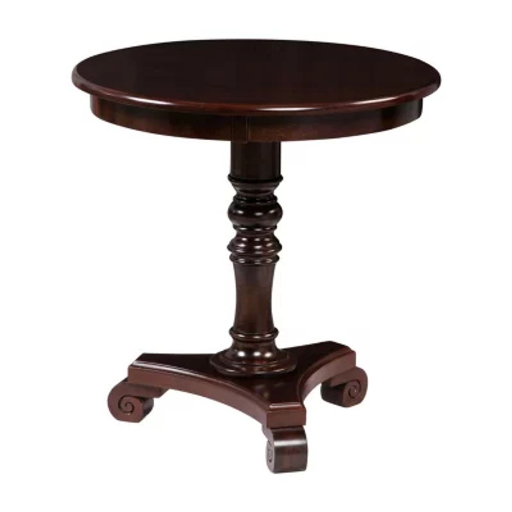 dulles pedestal end table