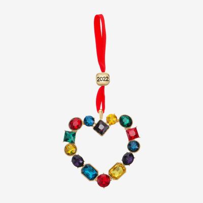 Monet Jewelry Heart Christmas Ornament