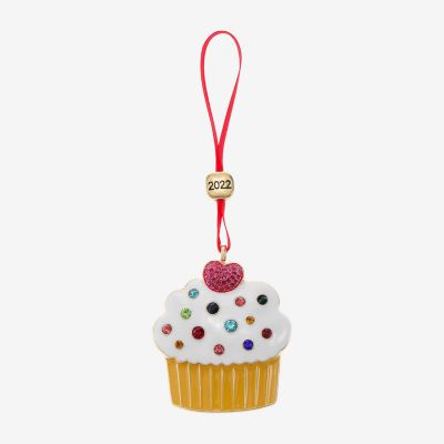 Monet Jewelry Cupcake Christmas Ornament
