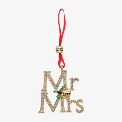 Monet Jewelry Mr Mrs Christmas Ornament