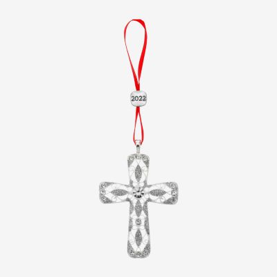 Monet Jewelry Cross Christmas Ornament