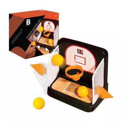 Black Series Motorized Basketball Hoop Game With 3 Balls
