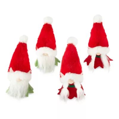 North Pole Trading Co. North Pole Village Elf Gnomes 4-pc. Christmas Ornament Set
