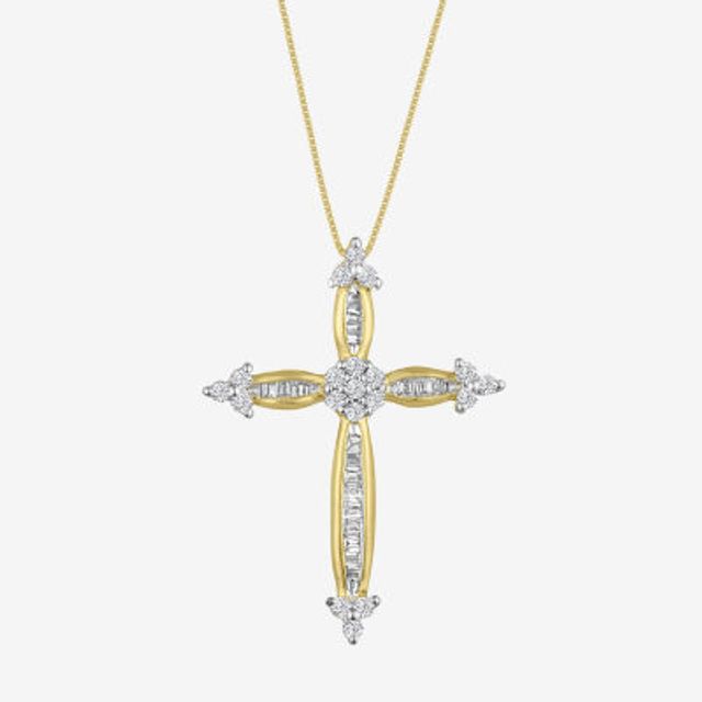 jcp cross necklace