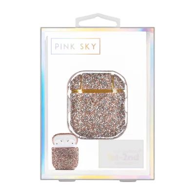 Pink Sky Crystal Airpod Case
