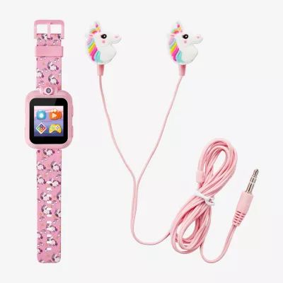 Itouch Unisex Pink Smart Watch With Earbuds 900228m-42-Pnp