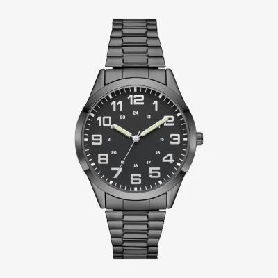 Opp Mens Gray Stainless Steel Expansion Watch Fmdjo269