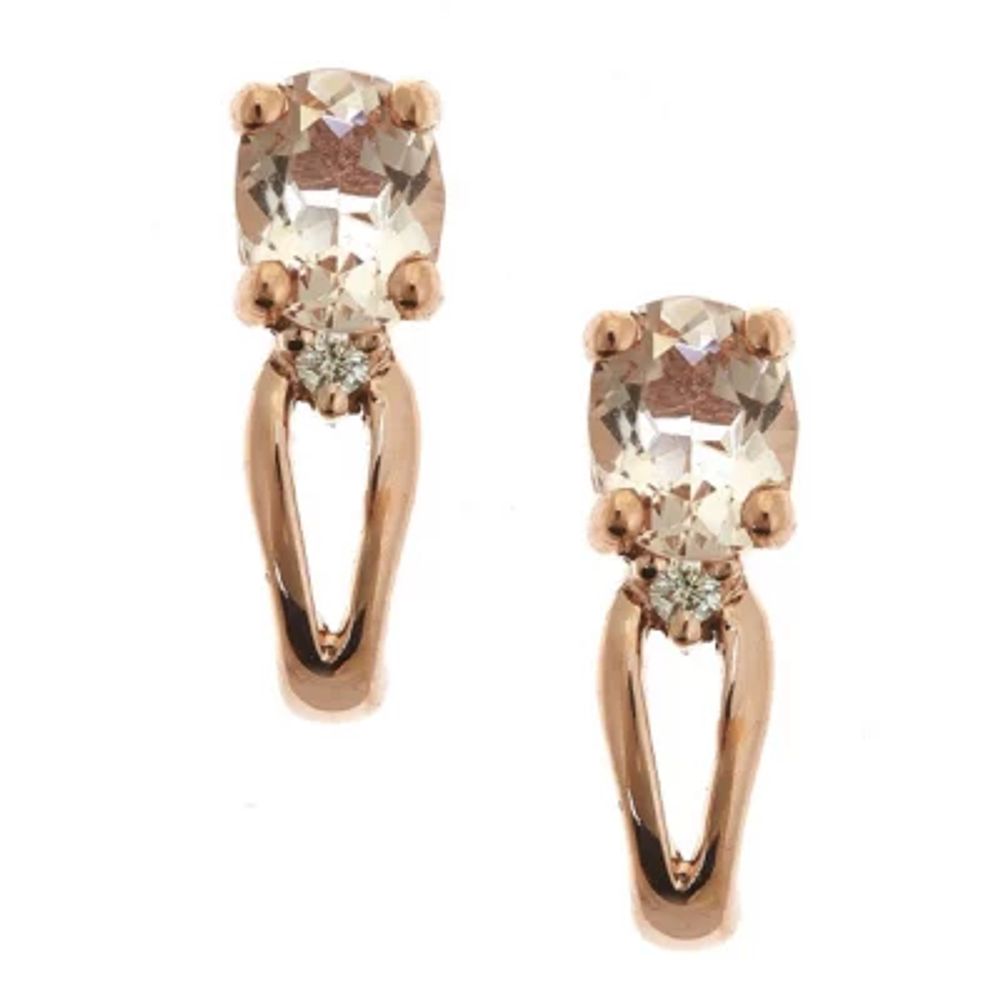 jcpenney morganite earrings