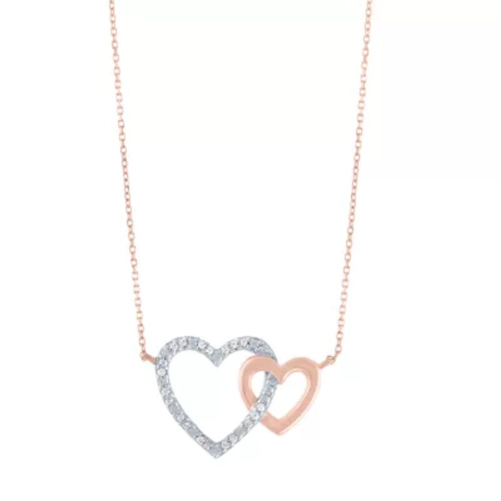 jcpenney rose gold necklace