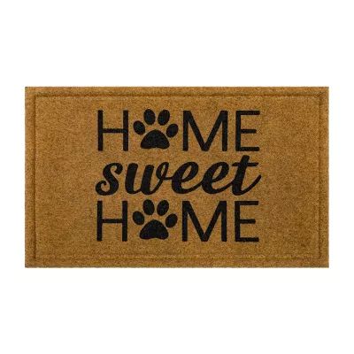 Mohawk Home Home Sweet Home Faux Coir Outdoor Rectangular Doormat