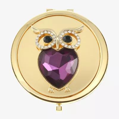 Monet Jewelry Owl Compact Mirror