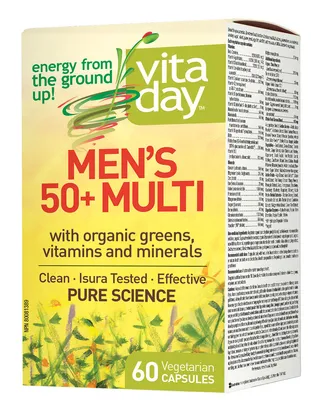 VITADAY Men's Multi 50+ (60 veg caps)