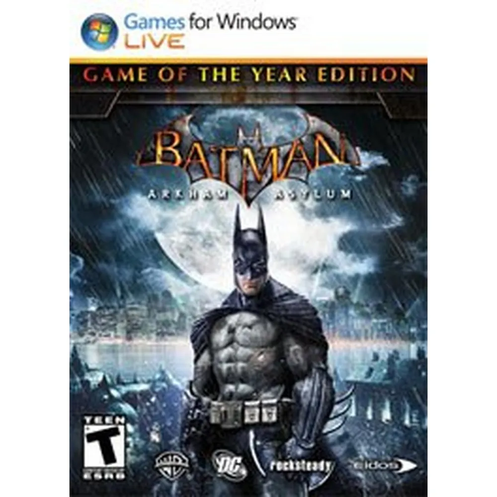 Warner Bros. Interactive Entertainment Batman: Arkham Asylum Game of the  Year Edition for PlayStation, Digital | Foxvalley Mall
