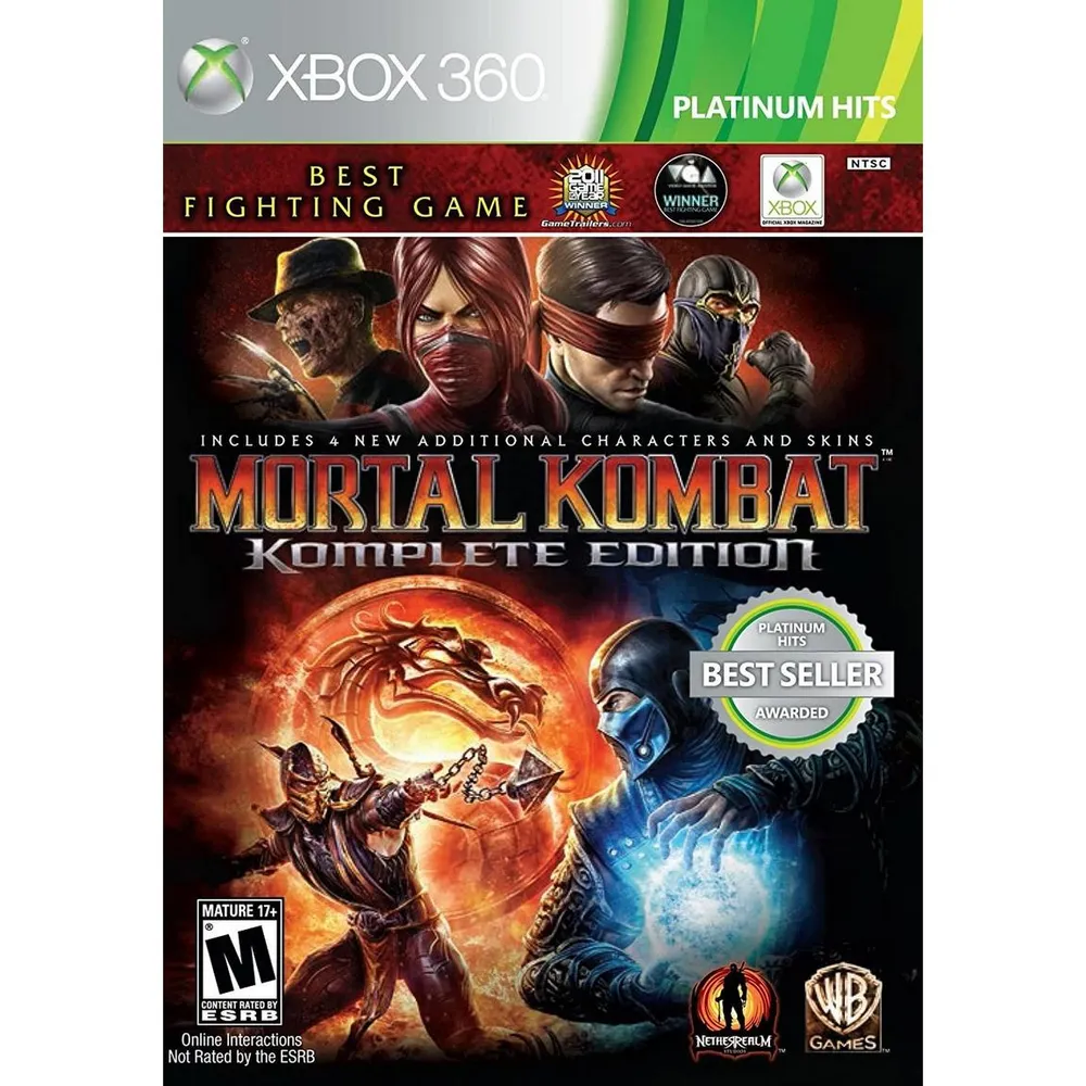 Mortal Kombat Komplete Edition para Xbox 360 (Platinum Hits