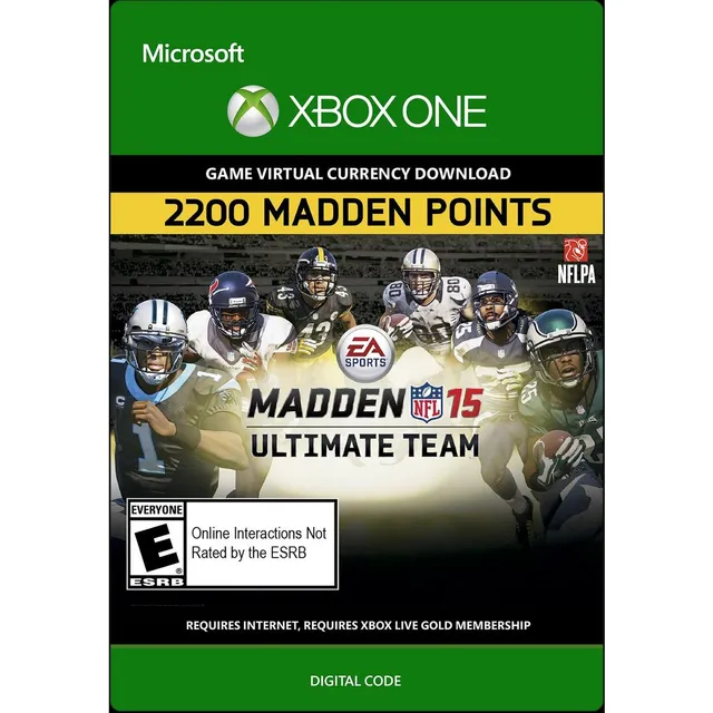 Electronic Arts Madden NFL 16 Ultimate Team 2,200 Madden Points