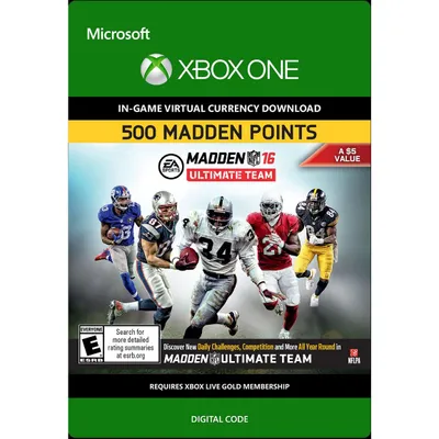 Electronic Arts Madden NFL 17 Ultimate Team 12,000 Madden Points