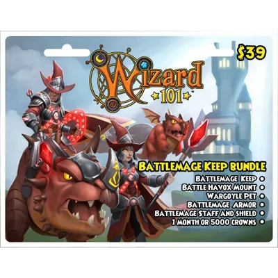 Wizard101 Blacksmiths Fjord Bundle 39 Dollar Gift Card