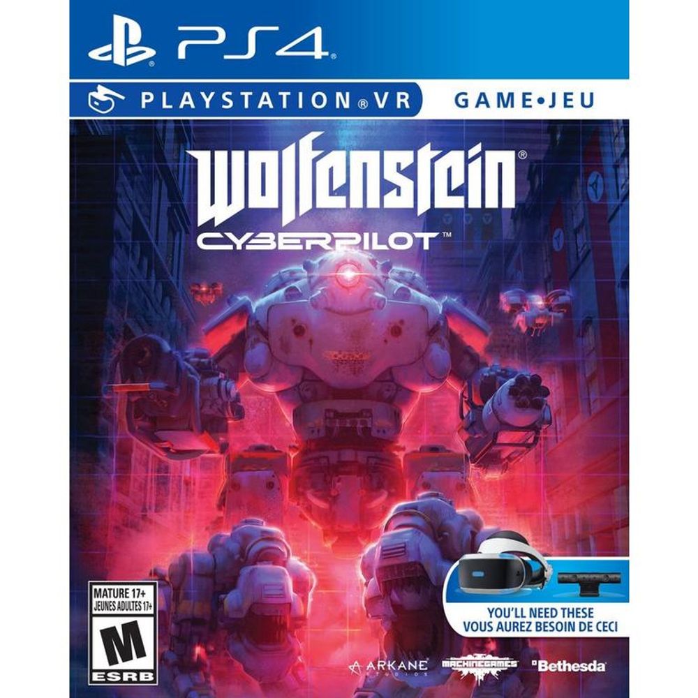 Bethesda Softworks Wolfenstein: Cyberpilot (VR) - PlayStation 4 (Bethesda Softworks), Pre-Owned - GameStop Foxvalley Mall