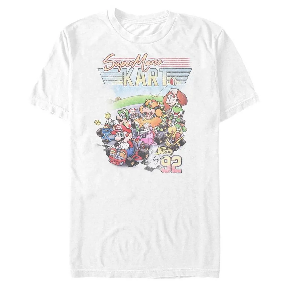 pink mario kart shirt