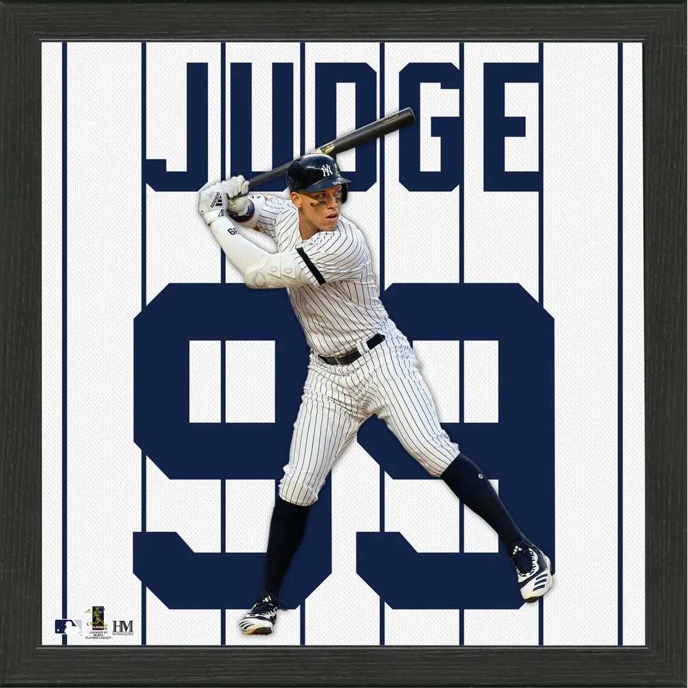 Highland Mint York Yankees Aaron Judge Impact Jersey Shirt Framed