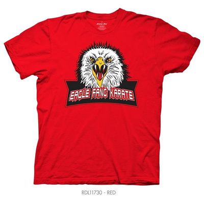 Cobra Kai Eagle Fang Karate Mens T-Shirt, Size: Medium, Ripple Junction (GameStop)