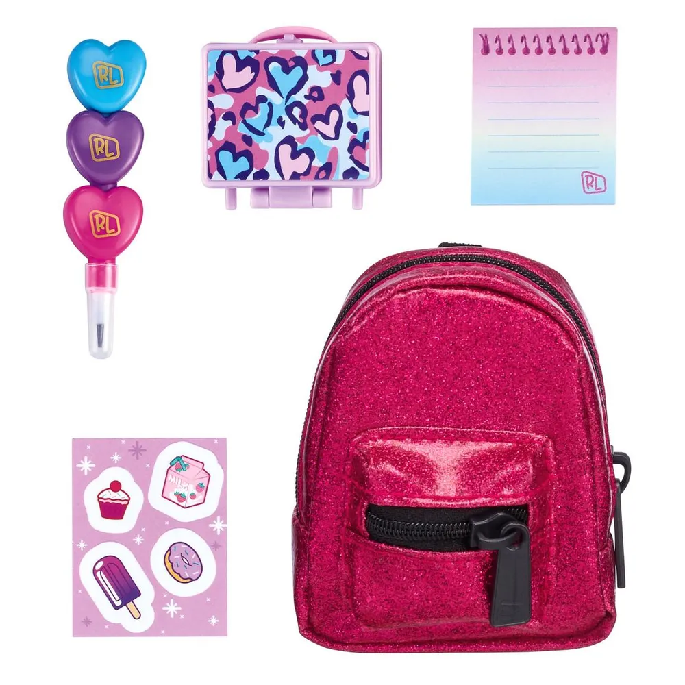 Real Littles Backpacks! One Backpack with 6 Surprises to Collect! Colors  are Vary