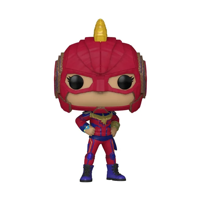 Funko POP! Vinyl: The Marvels - Captain Marvel Bobble Head (Target  Exclusive)