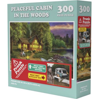 Doing Things Cabin 300-pc Prank Jigsaw Puzzle (GameStop)