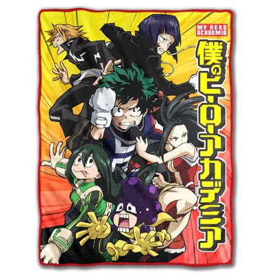 My Hero Academia Deku and Bakugo Season 4 Fleece Blanket