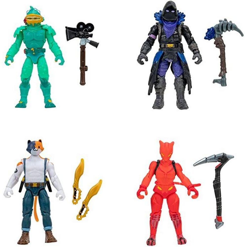 Jazwares Fortnite Squads 4 Pack 2.5-in Figures C1S3 | Connecticut Post Mall