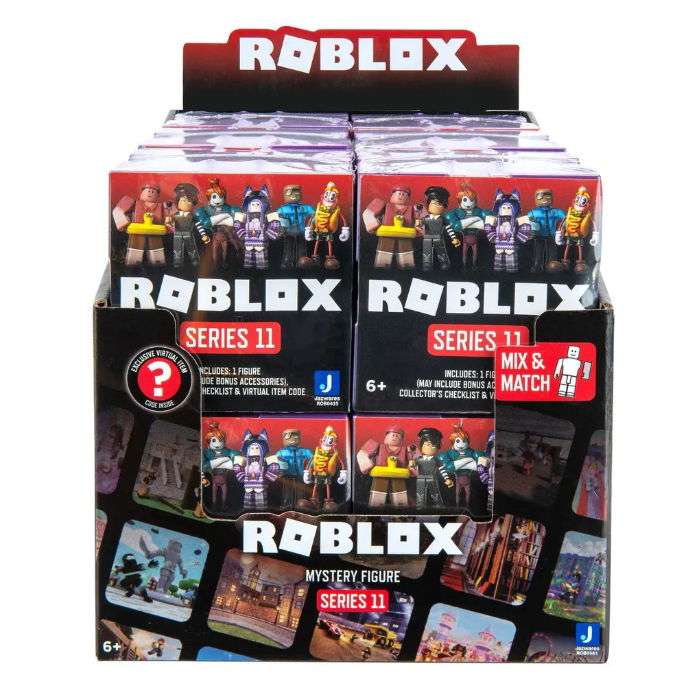 Roblox Series 7 Figure Virtual Item Code Purple Blind Bag 2 Black Box Lot  191726015048