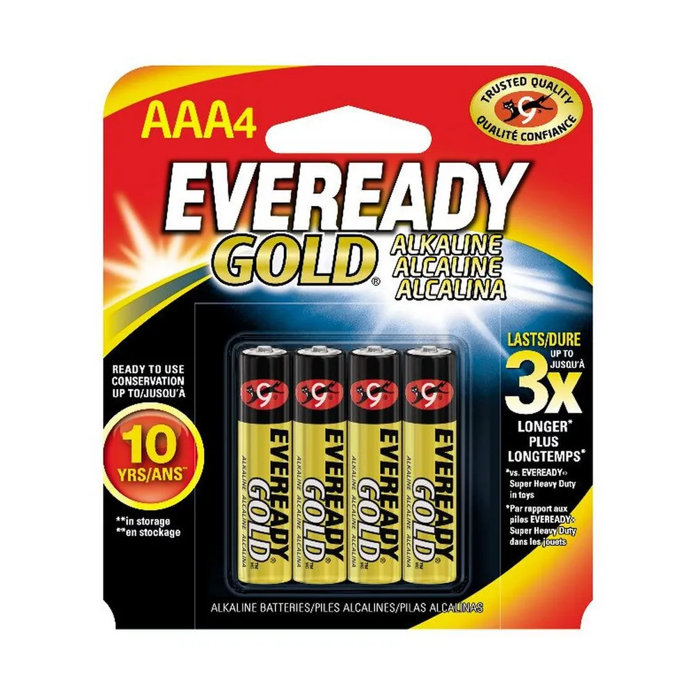 Eveready Gold Alkaline 9V Batteries - 2 Pack