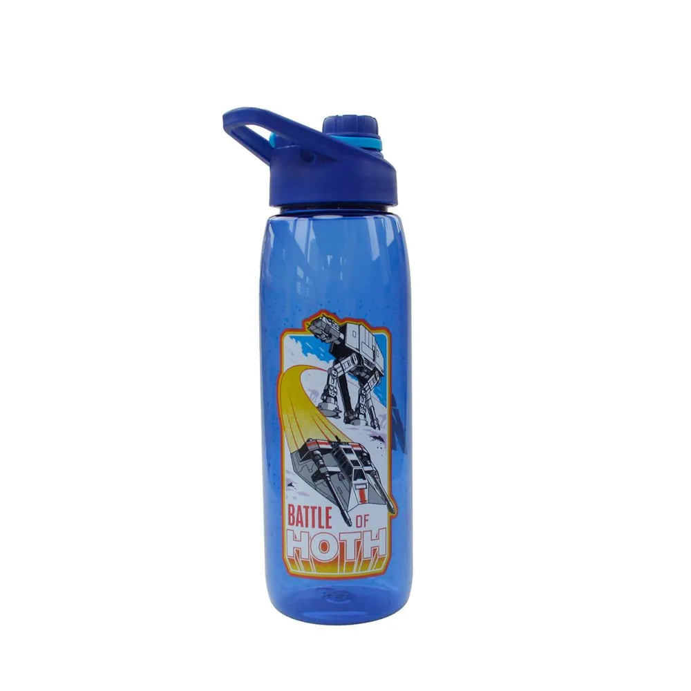 Silver Buffalo Star Wars Vintage Battle of Hoth 28-oz Water Bottle with Screw Lid