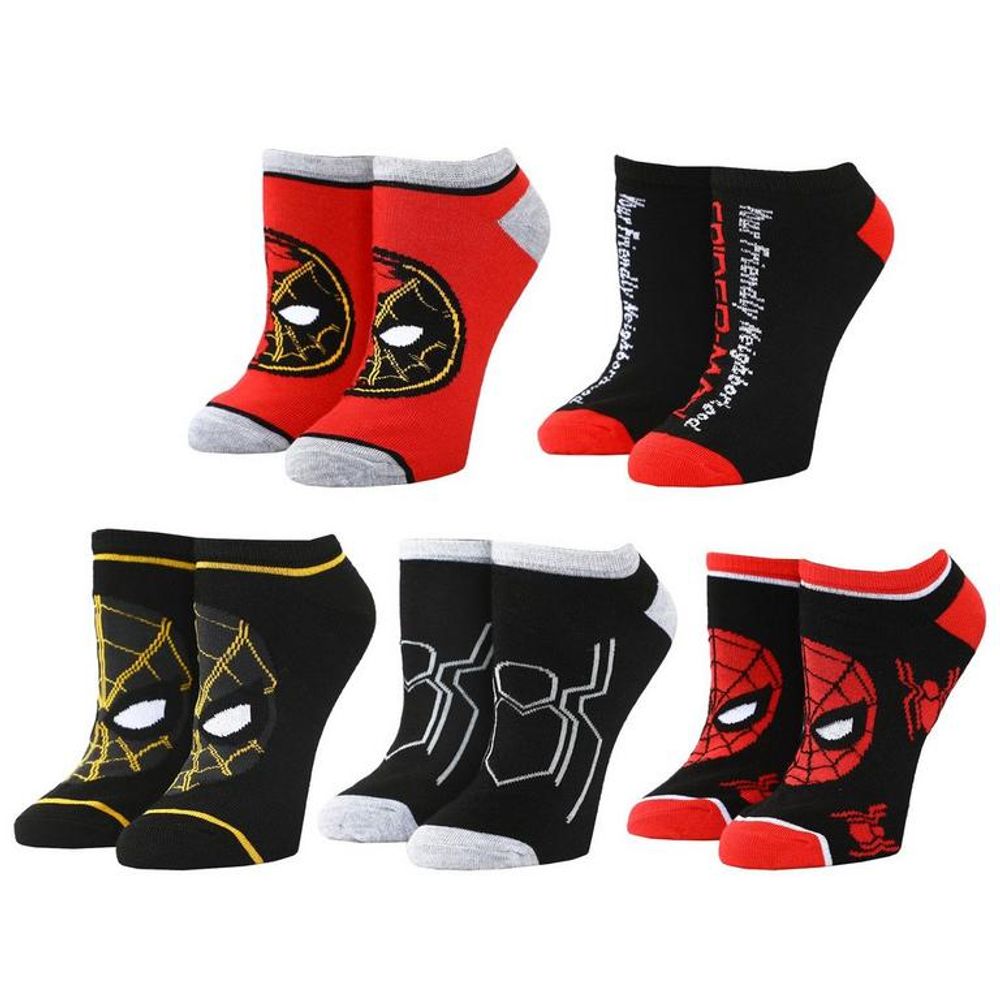 Bioworld Merchandising Spider-Man: No Way Home 5 Pack Ankle Socks, Bioworld  Merchandising (GameStop) | Connecticut Post Mall