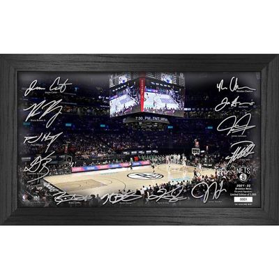 Highland Mint NBA 2021-22 Brooklyn Nets Signature Court Framed Photo (GameStop)