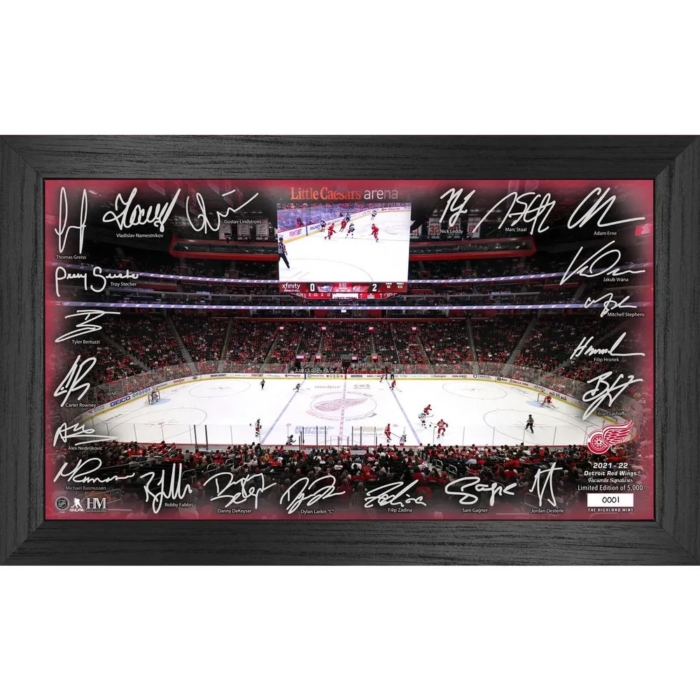 Highland Mint Detroit Redwings Stanley Cup Banner and Photo Mint Collection