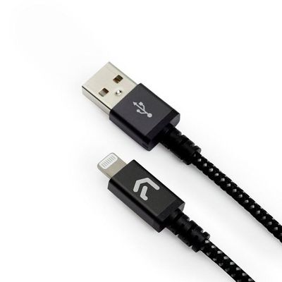 Atrix 3-ft USB-A to Lightning Braided Nylon Cable (GameStop)