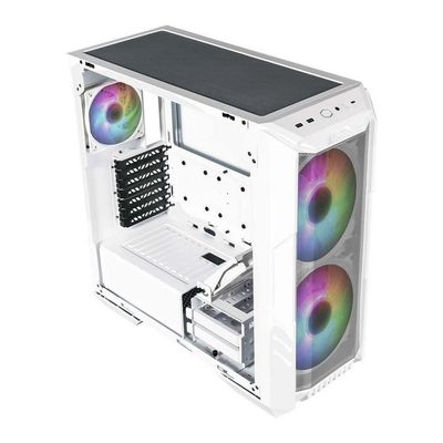 Cooler Master HAF 500 White Edition High Airflow ATX Mid-Tower with Mesh Front Panel (GameStop)