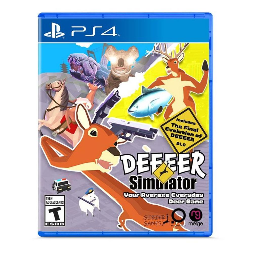 Merge DEEEER Simulator: Your Average Everyday Deer Game - PlayStation 4 (Merge Games), New - GameStop Connecticut Post Mall