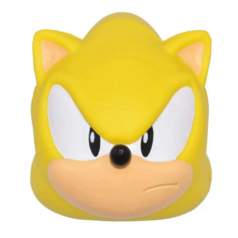 Just Toys Sonic - Super Sonic Mega 6-in x 4-in SquishMe
